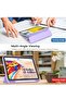 New iPad 10.9 Inch Case 2022 (10th Gen) with Pencil Holder, Trifold Stand Smart Case, Soft TPU Back, Auto Wake/Sleep (Purple) - 5