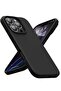 Premium Soft Liquid Silicone Case for iPhone 16 Pro Max – Silky Soft Touch Full-Body Protective Bumper (Black)
