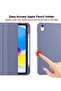 iPad 10th Generation Case (10.9 Inch, 2022) – Smart Case with Pencil Holder, Soft TPU Back, Auto Wake/Sleep Function – Lavender - 3