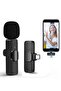 Professional Wireless Lavalier Lapel Microphone for Android Phone - Cordless Omnidirectional