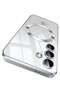 Magnetic Titanium Color Case for Samsung Galaxy S24 with Full Camera Protection - Silver