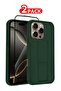 2-Pack Premium PU Leather Case & Screen Protector for iPhone 16 Pro Max