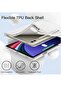 Samsung Galaxy Tab S10/S9 Plus 12.4-Inch Soft TPU Tri-Fold Stand Protective Case (White) - 5