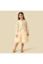 Ruffle Detail Cardigan with Long Sleeves - 2