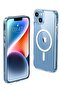 iPhone 14 Plus Case with Magsafe Magnetic Wireless Charging Compatible Transparent Cover Clear