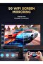 Portable Gaming Projector 4K – LED Light Source, Android Screen Projector with Bluetooth & WiFi, HDMI/USB/SD Support - 4