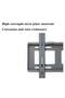 TV Mount Fixed TV Wall Mount Bracket Wall-mounted TV Stand with Spirit Level and Anti-drop Baffle - 3