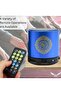 SQ200 Portable Bluetooth Quran Speaker – 8GB MP3 Player with Remote Control, FM Radio, and Quran Translation (Blue) - 5