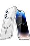 Magnetic Case for Samsung Galaxy S25+ Plus - Shockproof Clear TPU Thin Cover - 2