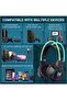 X15 Pro Wired Over-Ear Gaming Headphones with Adjustable Microphone & LED Light – Universal Compatibility - 2