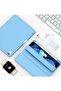 Premium iPad Air Case (11-Inch, 2024) – Fits 4th, 5th, and 6th Gen, Azure Blue Smart Cover with Touch ID & Auto Wake/Sleep - 7