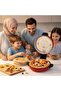 Arabic Bread & Pizza Maker 1800W Electric Roti Khubz Oven, Non-Stick Flatbread Maker - 3