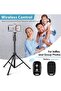 Selfie Stick,Phone Tripod Stand with Remote, Cell Phone Stand Tripod with Phone Holder for Vlogging - 2
