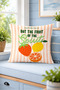 Fruit of the Spirit Fruit Text Printed Decorative Throw Pillow Cover Modern Decor 43X43 cm - 4