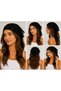 Women's Mesh Knitted Bandana Summer Perforated Knitwear Hair Bandana Beach Compatible