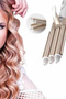 Hair Styling Wag Tongs Triple High Heat Adjustable Ceramic Coating - 4