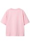 Girls' Oversize T-Shirt Cherry Kiss Printed Pink – Crew Neck, Comfortable Fit, 100% Cotton - 4