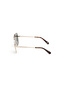 Shiny Pale Gold Uv400 Metal Unisex Sunglasses - 3