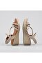 (Mavişim) Poly Light Sole Daily Women's Sandals Vi̇zon - 3