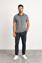 Polo Collar T-Shirt with Pockets Herman 1395-Grey