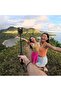 Mini 2-in-1 Tripod 2.0 Remote Kit, Selfie Stick with Built-in Tripod, Universal 3-Prong and 1/4" Adapter Compatible, 23-inch Extended Length - 4