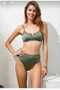 Thin Strap Tulle Detailed Bikini Set - 3
