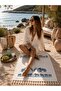 Peshtemal Beach Towel 100% Cotton Muslin Patterned with Tassels Lightweight and Quick-Drying Beach Towel - 2