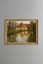 The River in Manehouville - Vintage Patterned Painting - Fine Model