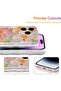 URBAN Compatible with iPhone 17 Pro Max Case Flower Design, Glossy Oil Painting Laser Phone Cover. - 5