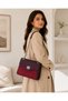Genuine Leather Women's Shoulder Bag 28×19×10 cm | Matching Wallet | Luxury Chain Handbag | Ladies Leather Purse - 2