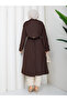 Double Button Windbreaker Hijab Trench Coat Rc3143 - 3