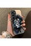 Infinix Hot 60I Compatible Silicone Edge Hard Back Case Couple Phone Case with Lion Pattern - 3