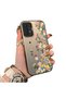 Samsung Galaxy A13 4g Compatible Silicone Edge Hard Back Case Couple Phone Case with Floral Pattern