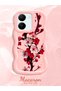 Vivo Y27S Compatible Case Camera Protector Pink Silicone Couple Phone Case Floral Pattern - 2