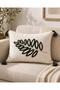 غطاء وسادة مطرز بتصميم عصري (30x50 سم) للزينة