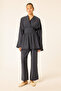 Peplum Tunic with Elastic Waist Pants Set