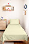 Yellow Minimal Young Room Single Pique Set - Quilted Cream Modern 160X220 cm Bedspread - 6