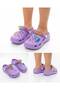Lilac Girls' Slippers with Charm Decoration and Colorful Chain Detail, Lightweight Daily Summer Children's Slippers - 3