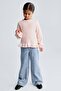 Motif- detail wide leg jeans