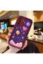 Samsung Galaxy A26 Compatible Case Camera Protector Burgundy Silicone Couple Phone Case Melody Pattern