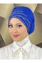 شال بونيه مزين بالخرز الأصفر ومفصل بشكل أنيق