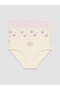 Özmarka New Season Patterned Girls' Underwear 3-Piece Set - 6