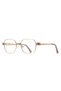 computer glasses, 3172, blue light protection, Rectangular, women, brown - 2