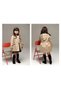 Girl's Beige Hooded Trench Coat - Seasonal Stylish Jacket