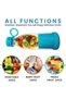 Portable Mini Electric Blender 420ML – USB Rechargeable Juicer Cup with 6 Stainless Steel Blades for Smoothies, Milkshakes, Juice & Baby Food, Portable Blender for Travel, Office & Gym - 3