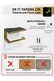 Toilet Paper Holder with Shelf |   Metal Body |   Phone and Accessory Rack with Shelf |   Adhesive & Screw Mounting - 4