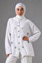 Linen-Washed Star Embroidered Shirt Jacket - 4