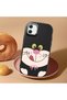 Samsung Galaxy A05 Compatible Case Camera Protective Black Silicone Couple Phone Case Cute Patterned - 2