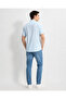 Men's Apaş Collar Short Sleeve Striped Shirt - 2