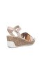 100% Genuine Leather Wedge Heeled Casual Sandals (Order 1 Size Larger) - 5